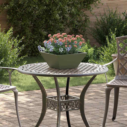Vaso da giardino Verde oliva 35 x 35 x 15 cm