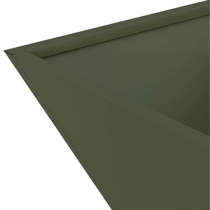 Vaso da giardino 5 pcs Verde oliva 35 x 35 x 15 cm