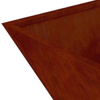 Vaso da giardino Ruggine 35 x 35 x 15 cm | homemem39