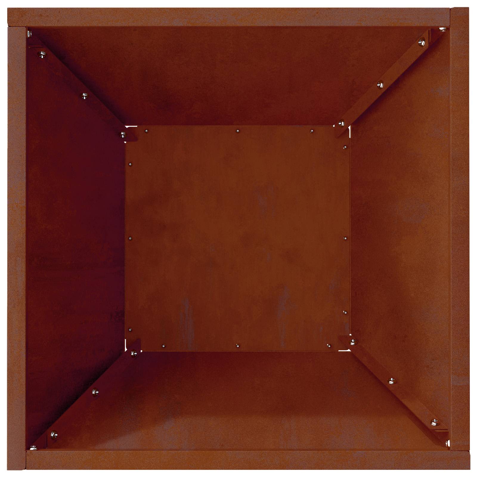 Vaso da giardino Ruggine 35 x 35 x 15 cm | homemem39