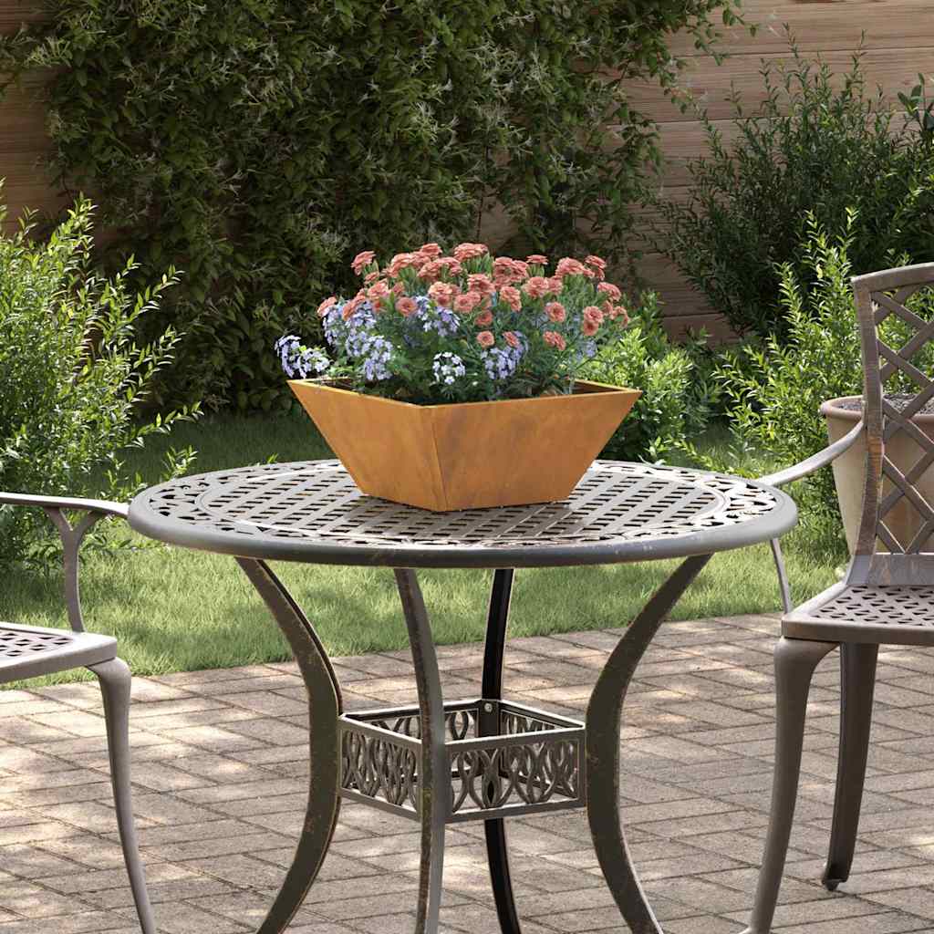 Vaso da giardino 5 pcs Ruggine 35 x 35 x 15 cm