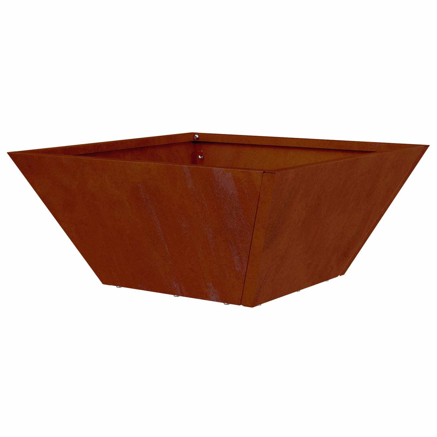 Vaso da giardino 5 pcs Ruggine 35 x 35 x 15 cm | homemem39