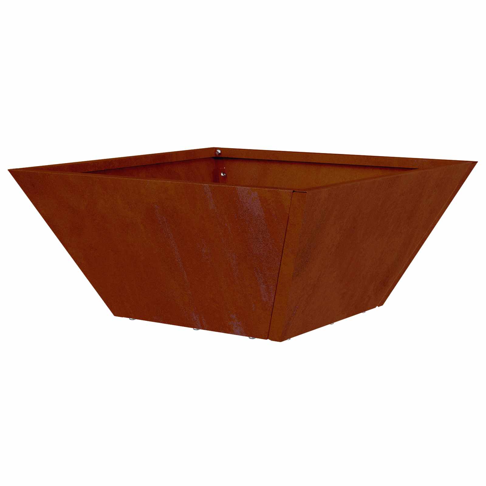 Vaso da giardino 5 pcs Ruggine 35 x 35 x 15 cm | homemem39