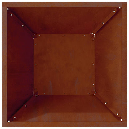 Vaso da giardino 5 pcs Ruggine 35 x 35 x 15 cm