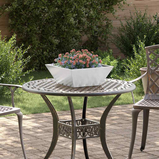 Vaso da giardino 5 pcs Argento 40 x 40 x 15 cm
