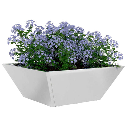 Vaso da giardino 5 pcs Argento 40 x 40 x 15 cm