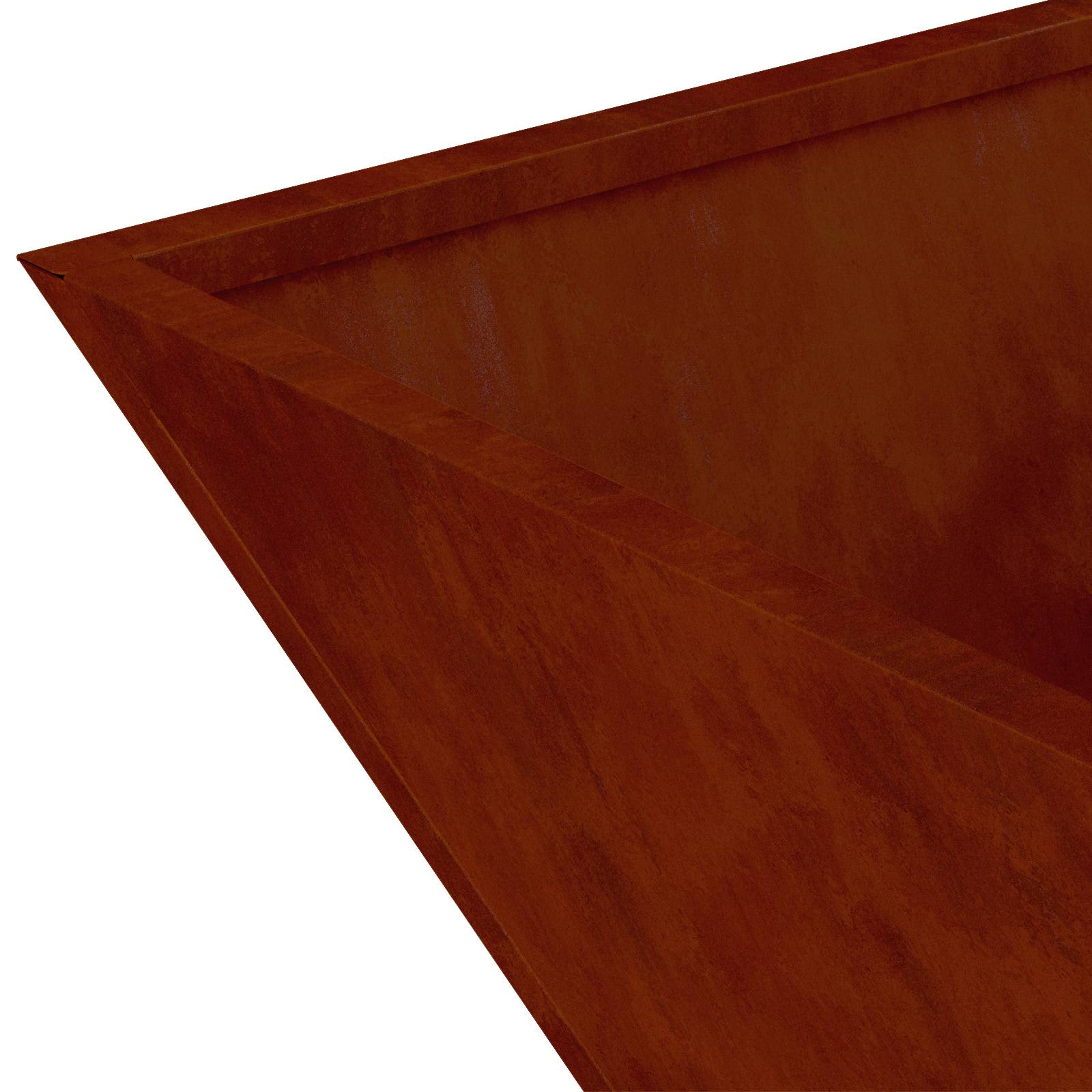 Vaso da giardino Ruggine 40 x 40 x 15 cm | homemem39
