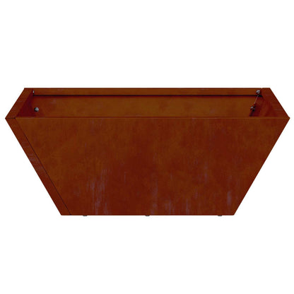 Vaso da giardino Ruggine 40 x 40 x 15 cm | homemem39