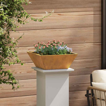 Vaso da giardino 5 pcs Ruggine 40 x 40 x 15 cm