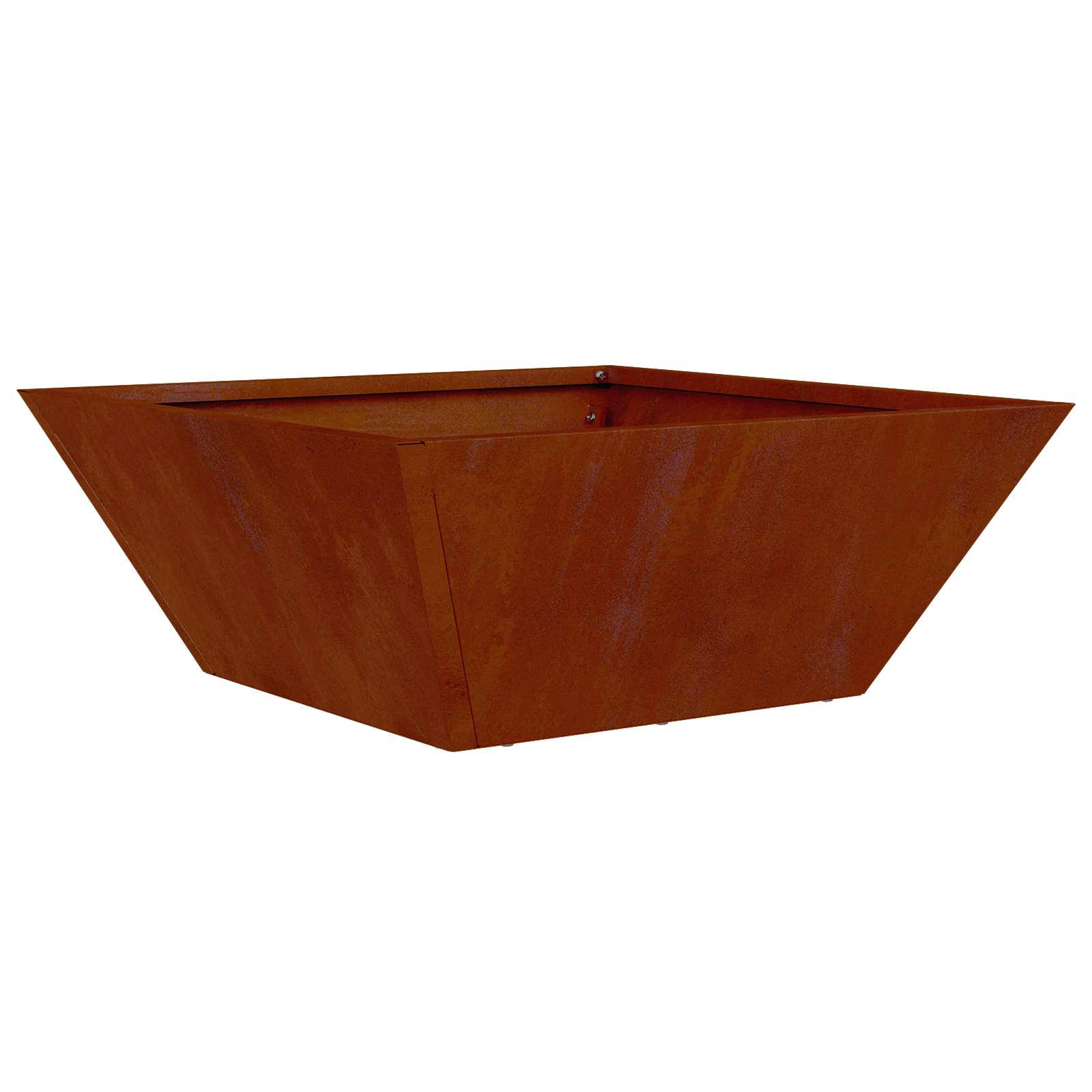 Vaso da giardino 5 pcs Ruggine 40 x 40 x 15 cm | homemem39