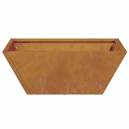 Vaso da giardino 5 pcs Ruggine 40 x 40 x 15 cm