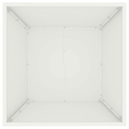 Vaso da giardino Bianco 50 x 50 x 15 cm