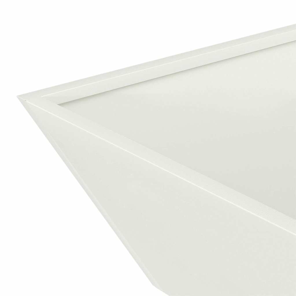Vaso da giardino 5 pcs Bianco 50 x 50 x 15 cm | homemem39