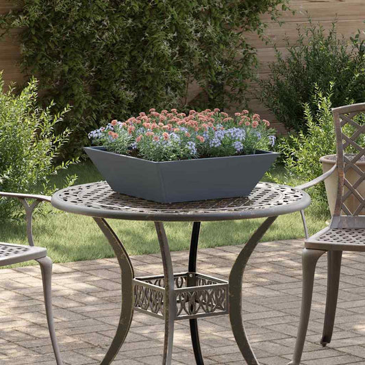 Vaso da giardino 5 pcs Antracite 50 x 50 x 15 cm