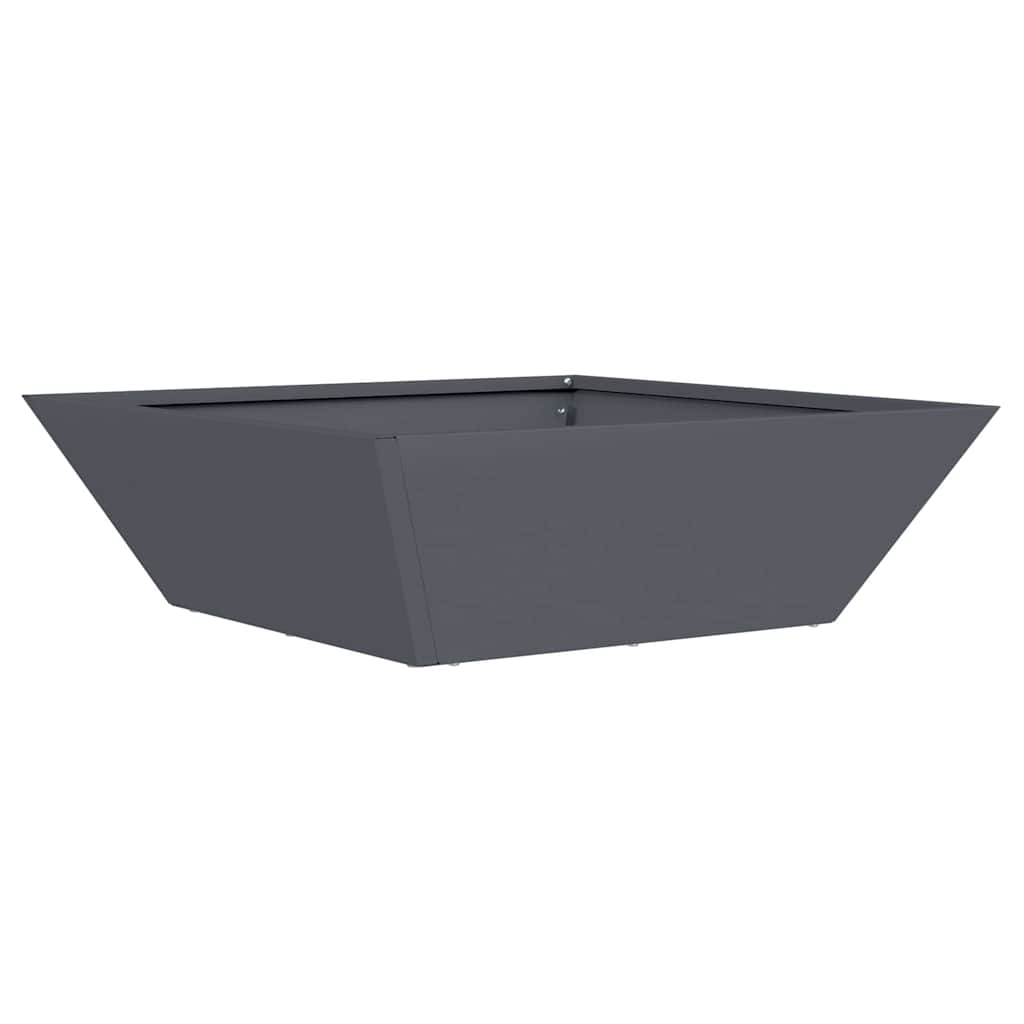 Vaso da giardino 5 pcs Antracite 50 x 50 x 15 cm