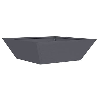 Vaso da giardino 5 pcs Antracite 50 x 50 x 15 cm