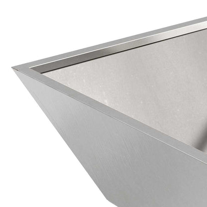 Vaso da giardino 5 pcs Argento 50 x 50 x 15 cm | homemem39
