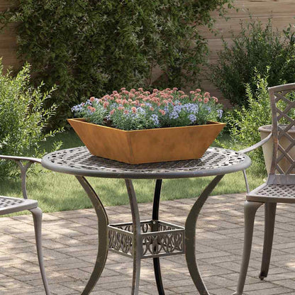 Vaso da giardino Ruggine 50 x 50 x 15 cm