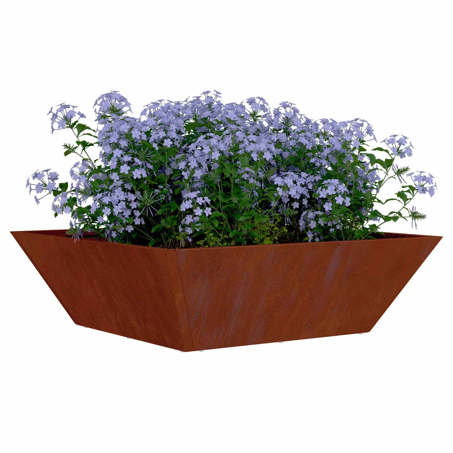Vaso da giardino Ruggine 50 x 50 x 15 cm