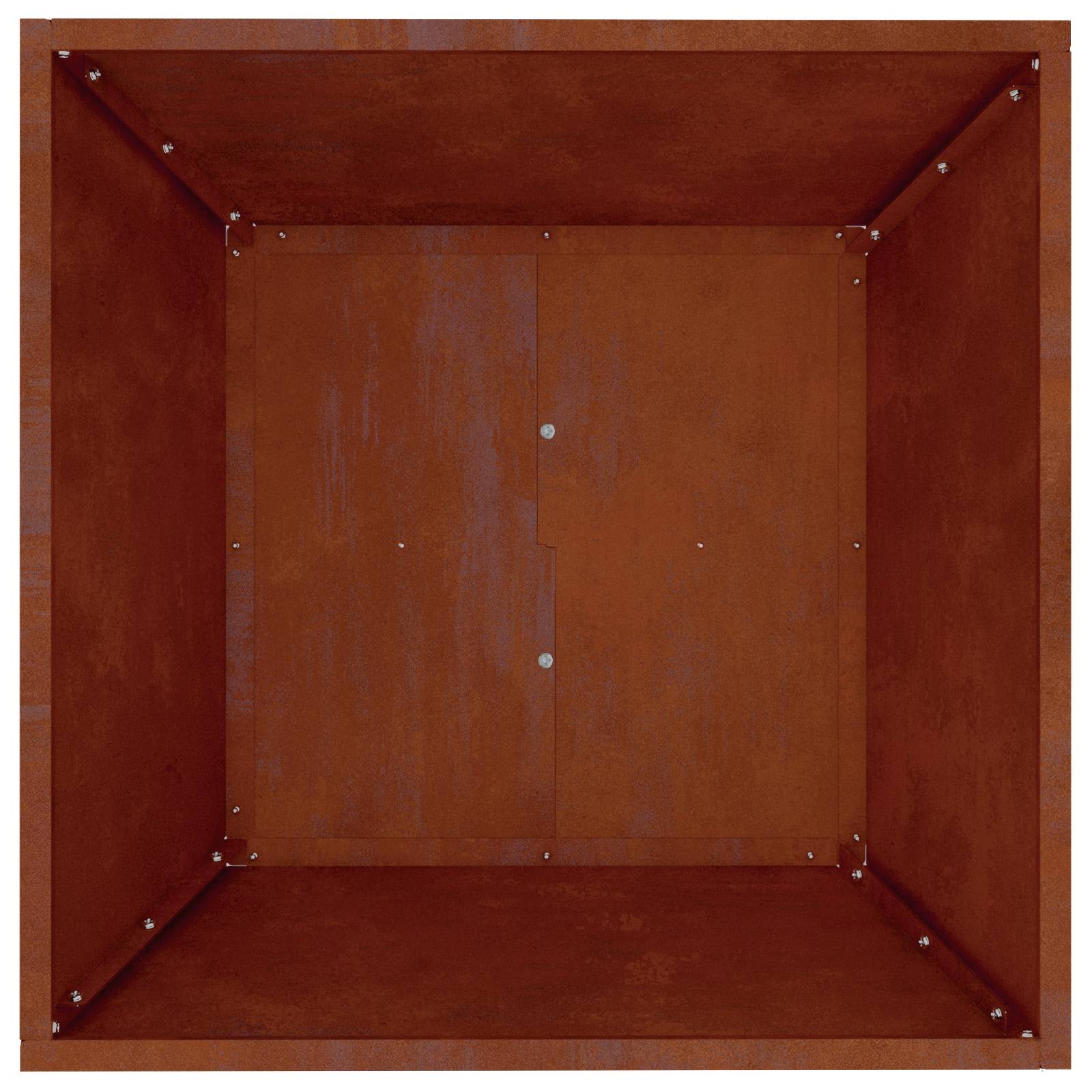 Vaso da giardino Ruggine 50 x 50 x 15 cm | homemem39