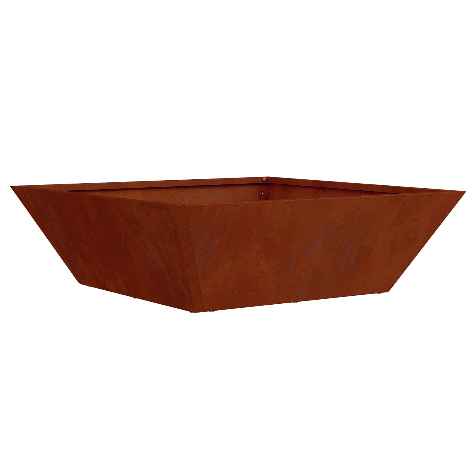 Vaso da giardino 5 pcs Ruggine 50 x 50 x 15 cm | homemem39