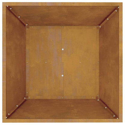 Vaso da giardino 5 pcs Ruggine 50 x 50 x 15 cm