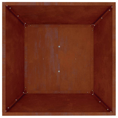 Vaso da giardino 5 pcs Ruggine 50 x 50 x 15 cm | homemem39