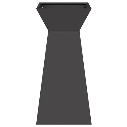 Vaso a Pilastro Nero 35 x 35 x 73 cm