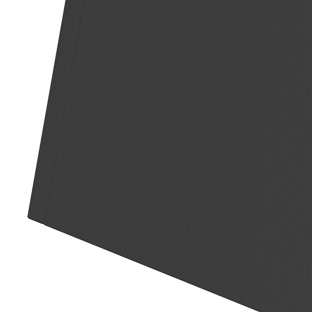Vaso a Pilastro 2 pcs Nero 35 x 35 x 73 cm | homemem39