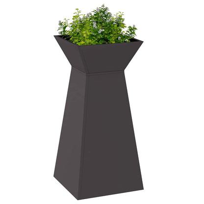 Vaso a Pilastro 2 pcs Nero 35 x 35 x 73 cm