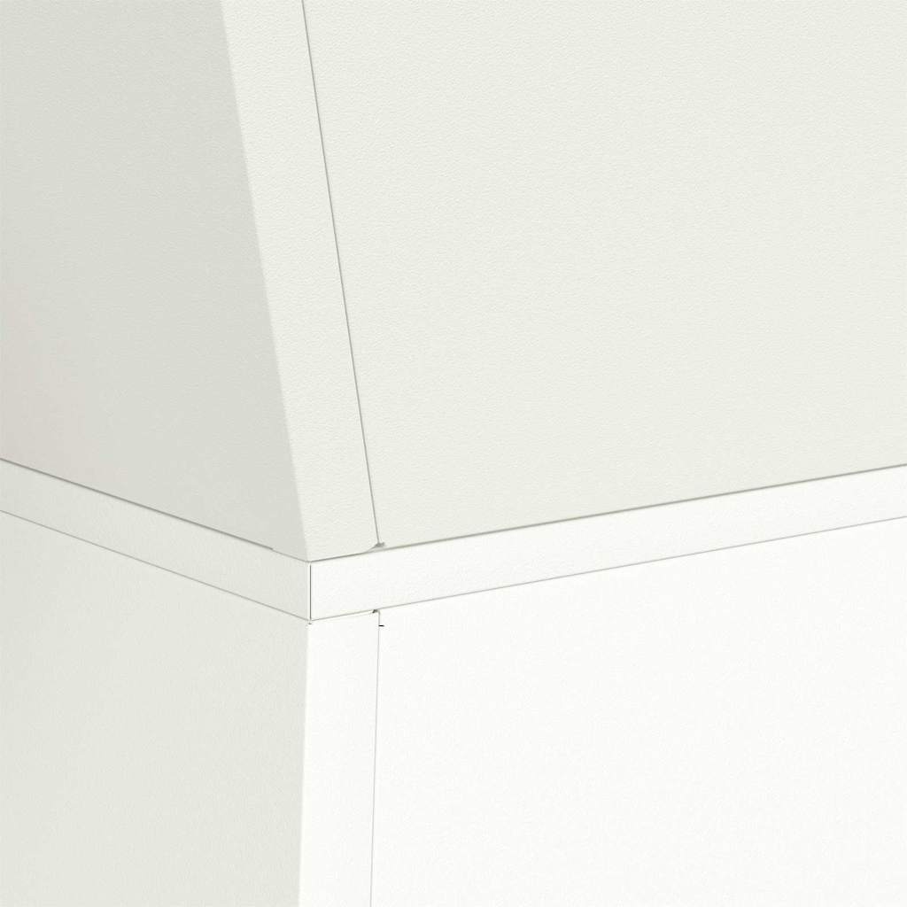 Vaso a Pilastro 2 pcs Bianco 35 x 35 x 73 cm