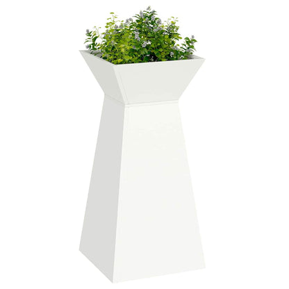 Vaso a Pilastro 2 pcs Bianco 35 x 35 x 73 cm
