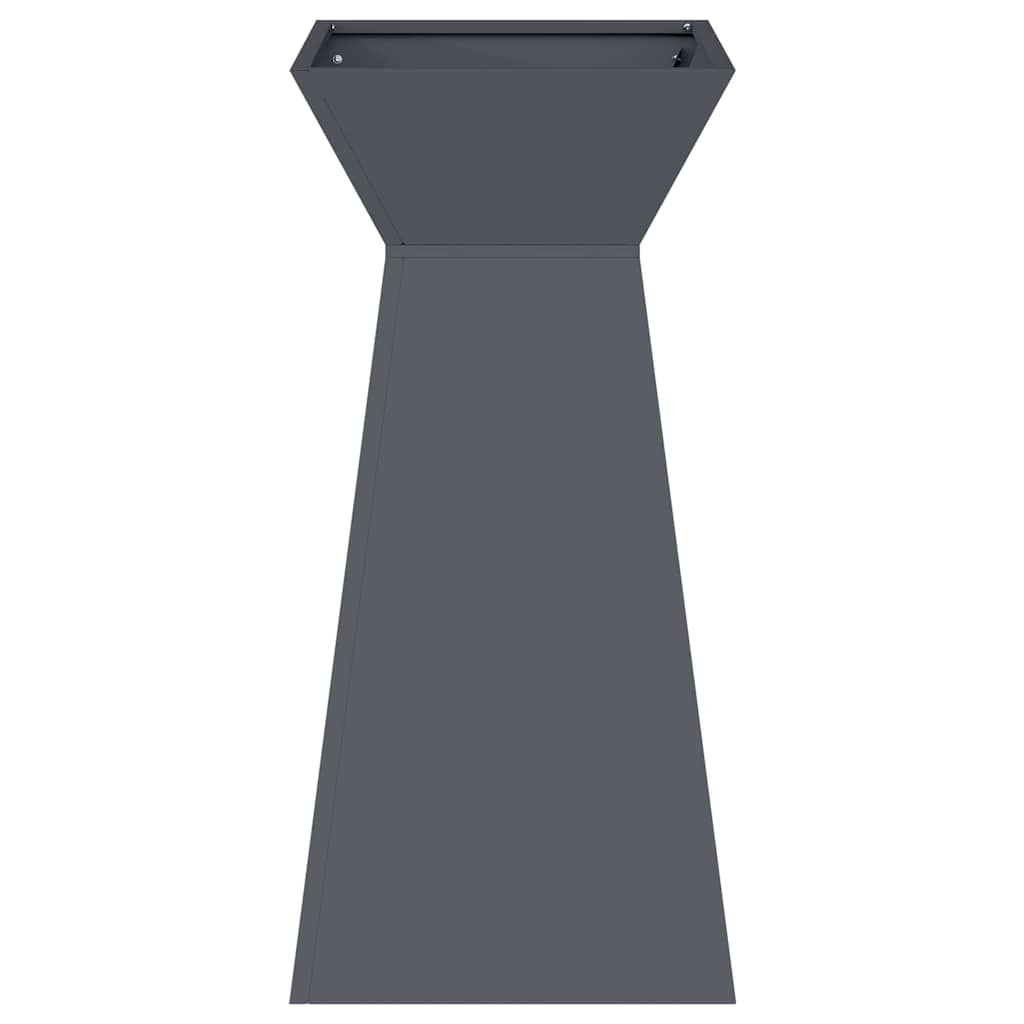 Vaso a Pilastro Antracite 35 x 35 x 73 cm