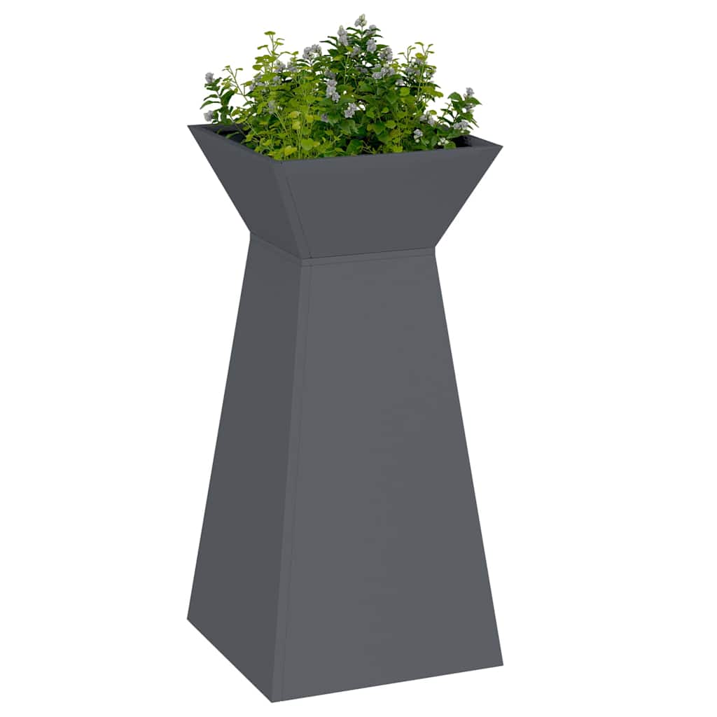 Vaso a Pilastro Antracite 35 x 35 x 73 cm