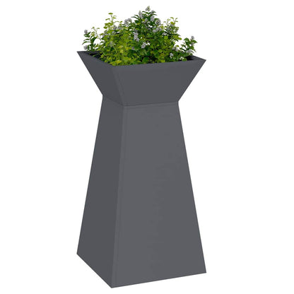 Vaso a Pilastro Antracite 35 x 35 x 73 cm