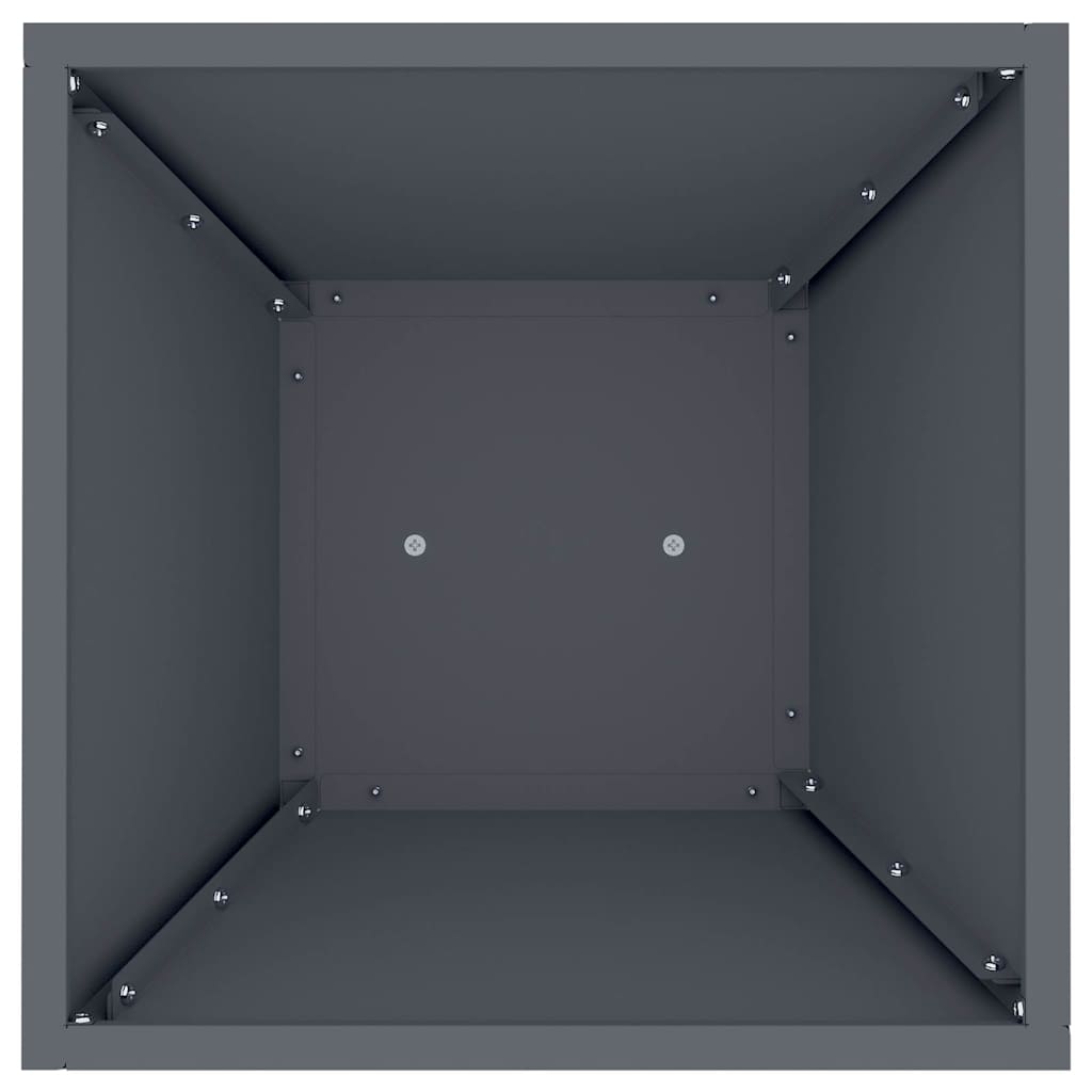 Vaso a Pilastro Antracite 35 x 35 x 73 cm