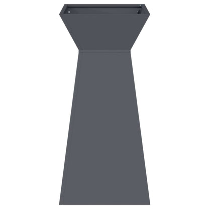 Vaso a Pilastro 2 pcs Antracite 35 x 35 x 73 cm