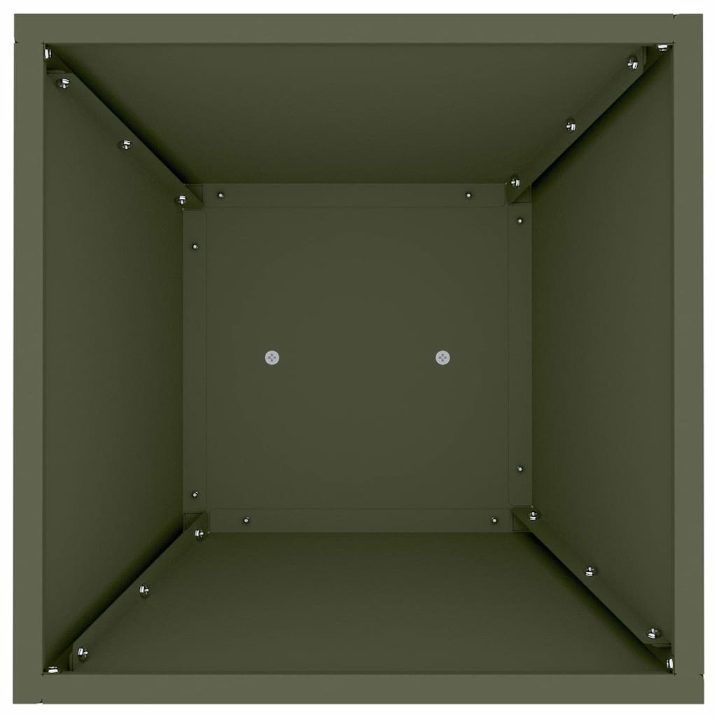 Vaso a Pilastro Oliva 35 x 35 x 73 cm