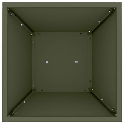 Vaso a Pilastro Oliva 35 x 35 x 73 cm