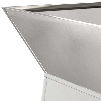 Vaso a Pilastro 2 pcs Argento 35 x 35 x 73 cm