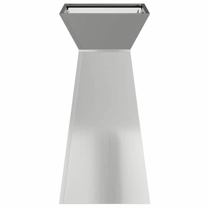 Vaso a Pilastro 2 pcs Argento 35 x 35 x 73 cm