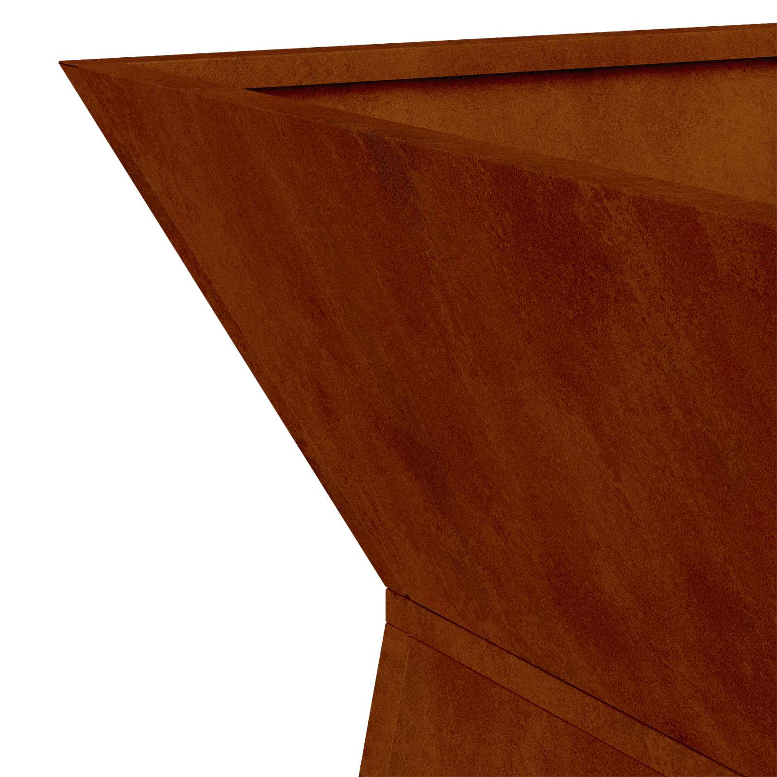 Vaso a Pilastro Argento 35 x 35 x 73 cm | homemem39