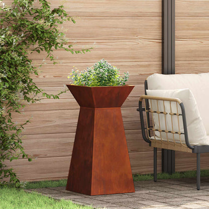 Vaso a Pilastro Argento 35 x 35 x 73 cm