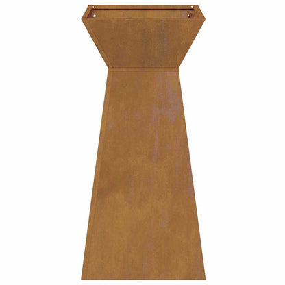 Vaso a Pilastro Argento 35 x 35 x 73 cm