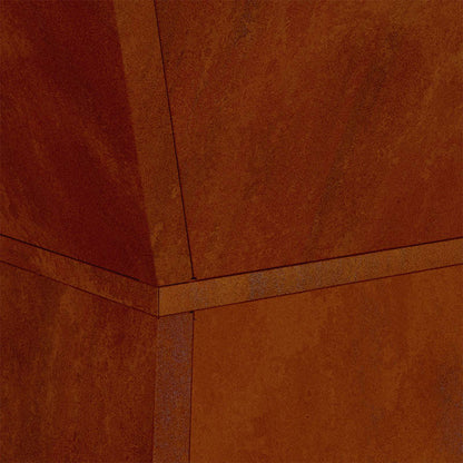 Vaso a Pilastro 2 pcs Argento 35 x 35 x 73 cm | homemem39