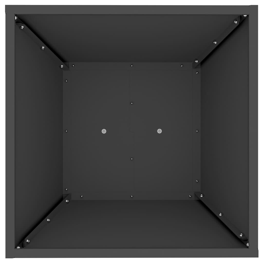 Vaso a Pilastro Nero 40 x 40 x 100 cm