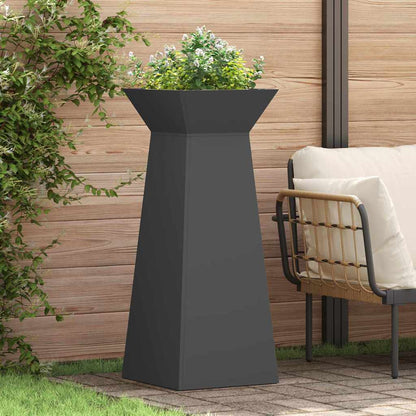 Vaso a Pilastro 2 pcs Nero 40 x 40 x 100 cm