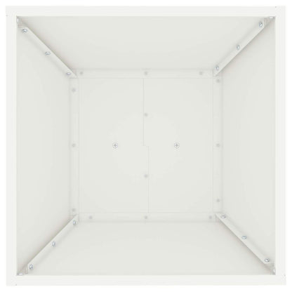 Vaso a Pilastro Bianco 40 x 40 x 100 cm