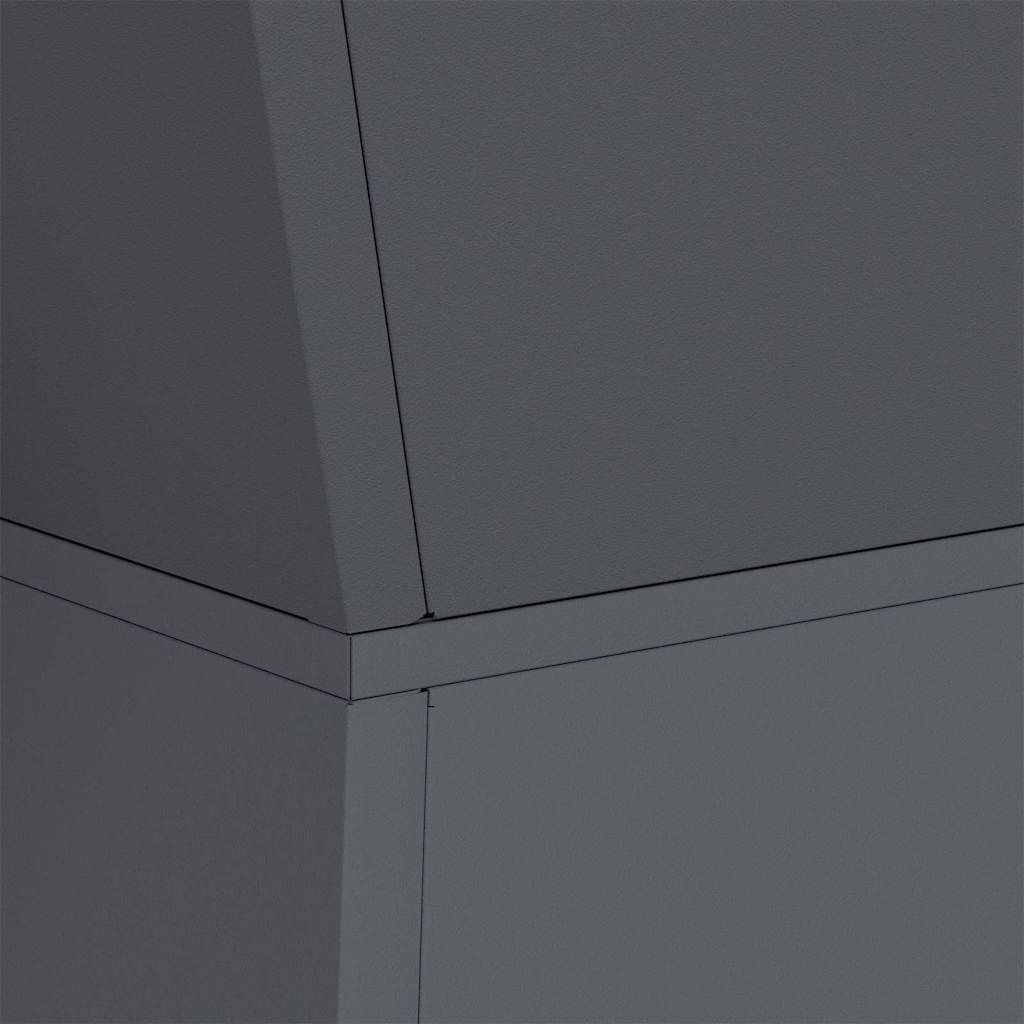 Vaso a Pilastro Antracite 40 x 40 x 100 cm