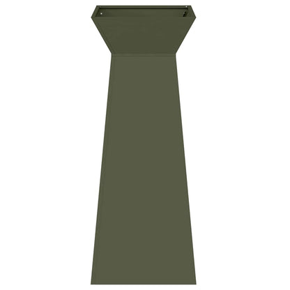 Vaso a Pilastro 2 pcs Oliva 40 x 40 x 100 cm